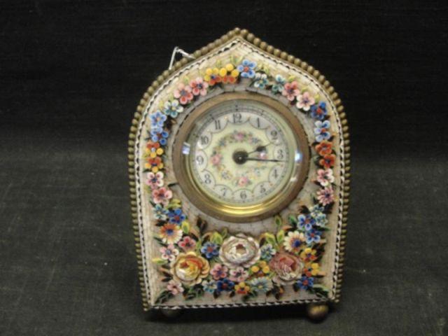 Micromosaic Clock. From a Queens,