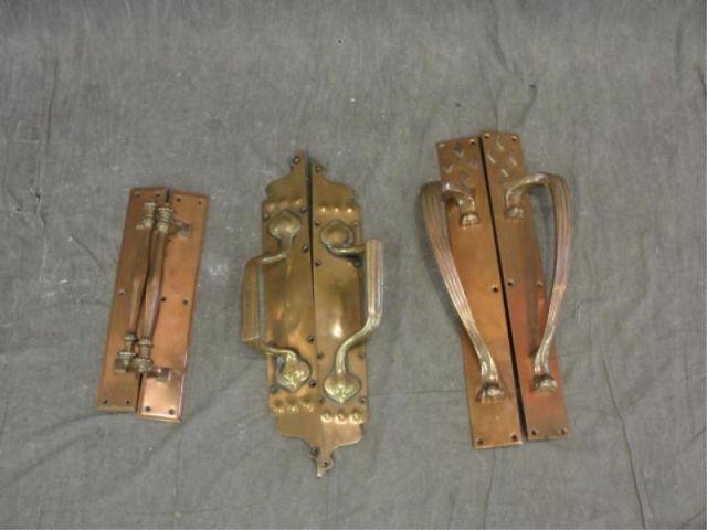 Lot of Antique Gilt Metal Hardware bd9bf