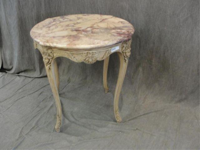 French Marbletop Center Table with bd9c2