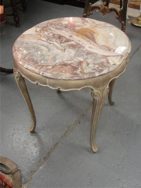 Louis XV Style Marbletop Center bd9c3