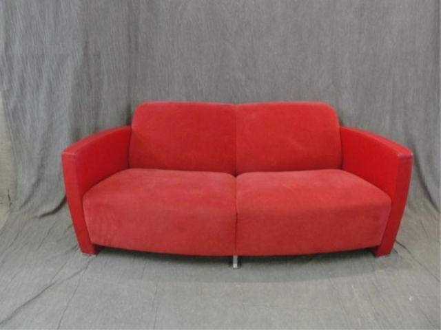 Red de Sede Settee with Ultrasuede bda07