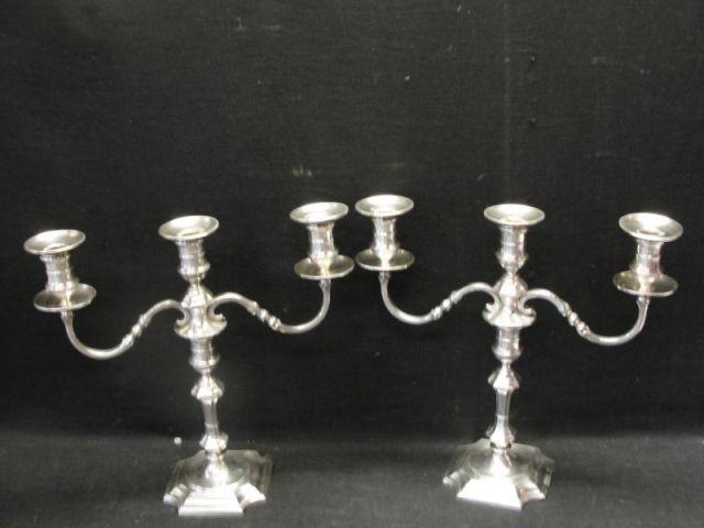 CURRIER ROBY Pair Large Sterling bda12