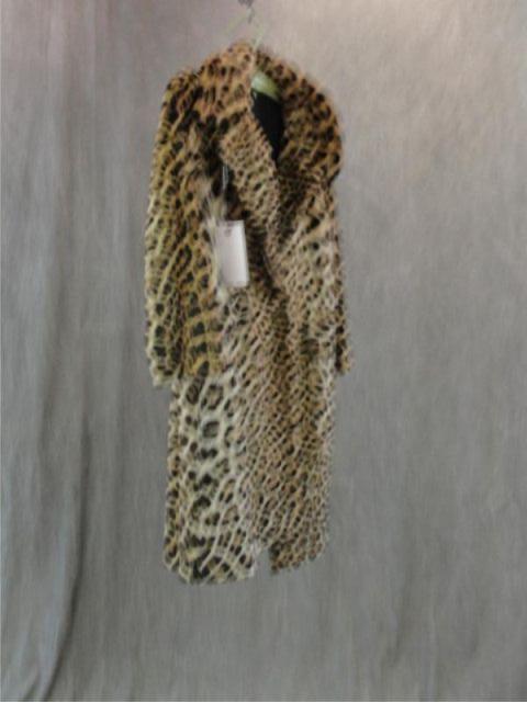 Vintage Leopard Skin Coat with bda32