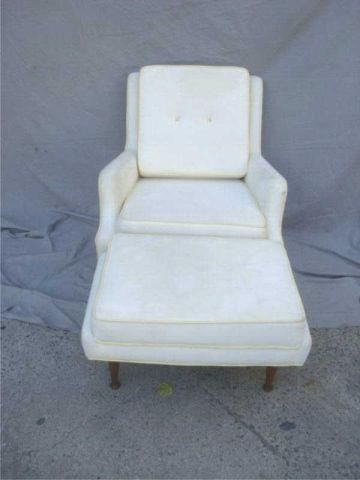 Art Deco Style Arm Chair Ottoman  bda4b