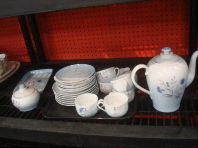 Lot of B & G Porcelain Set. Teapot,