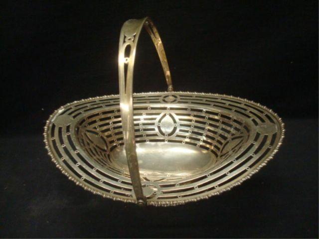 Sterling Handled Basket. From an