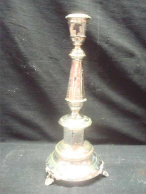 800 Silver Candlestick. Has some