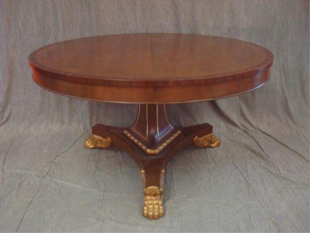 Baker Pedestal Dining Table with