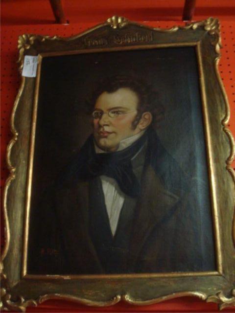 Oil on Canvas Portrait of Franz