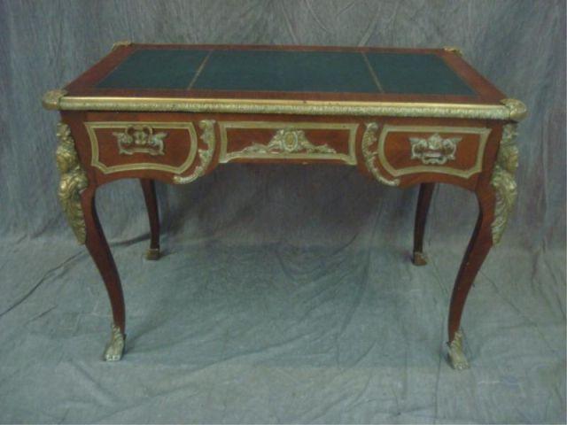 Louis XV Style Leathertop Desk