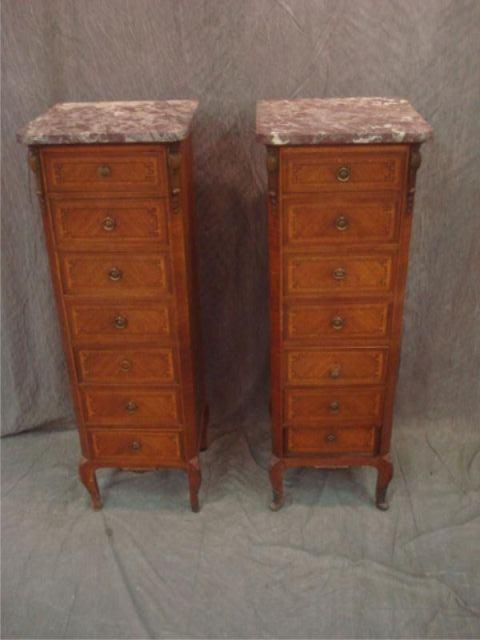 Pair of Louis XV Style Satinwood bdaea