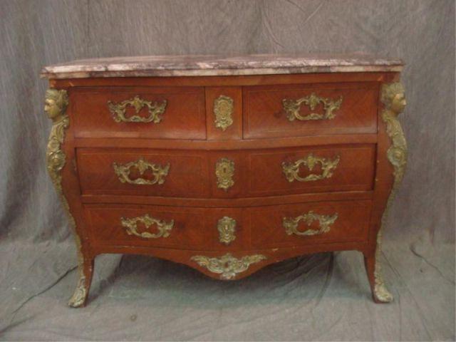 Louis XVI Style Commode with Marbletop bdaeb