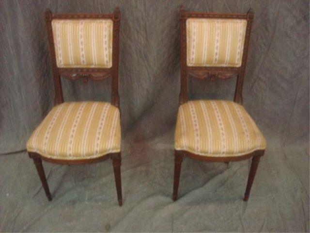 Pair of Louis XVI Style Carved bdaef