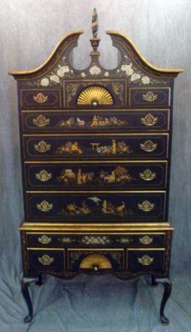 Queen Anne Style Chinoiserie Decorated bdb04