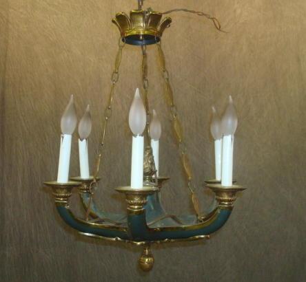 Empire Style Chandelier. From a