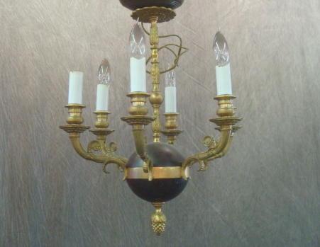 Empire Style Bronze Chandelier bdb0c