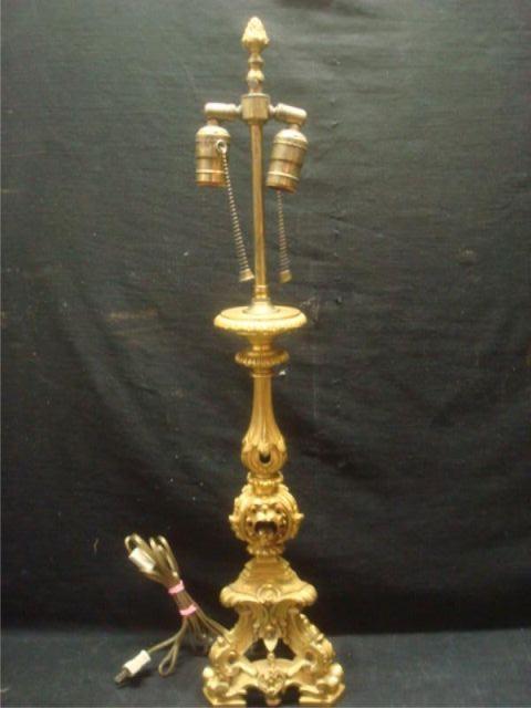 Dore Bronze Lamp. Great quality.