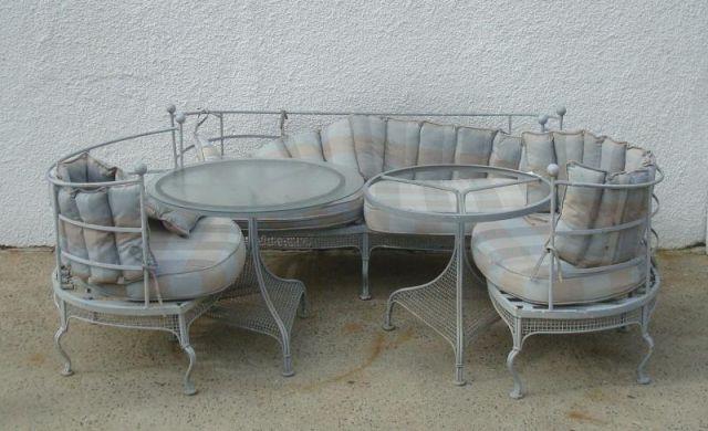 5 Pieces of Midcentury Iron Outdoor