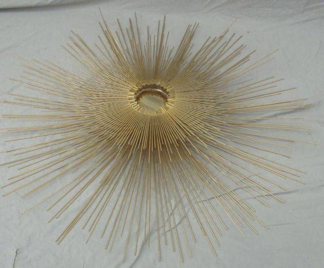 Midcentury Sunburst Wall Art. Very decorative.