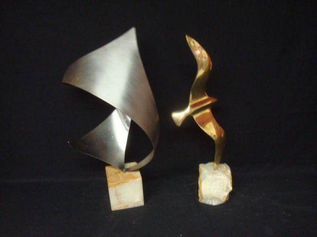 2 Signed Midcentury Sculptures bdcf5