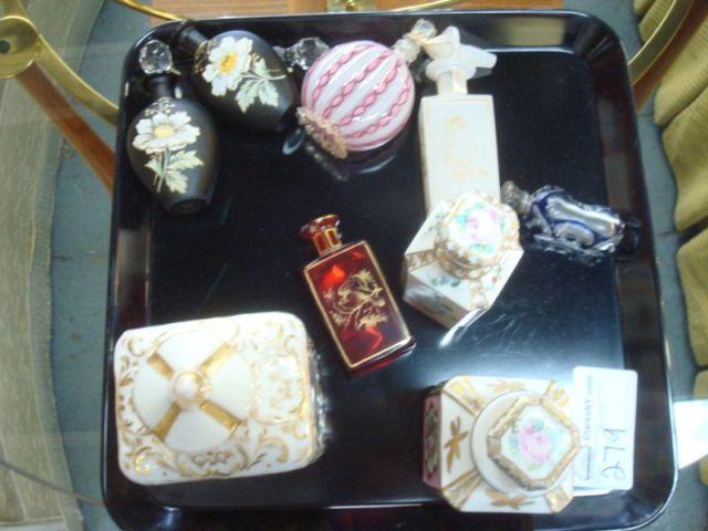 Porcelain and Glass Perfumes Some