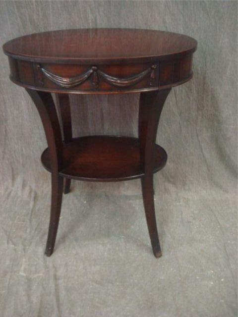 Neoclassical Style 1 Drawer End Table.