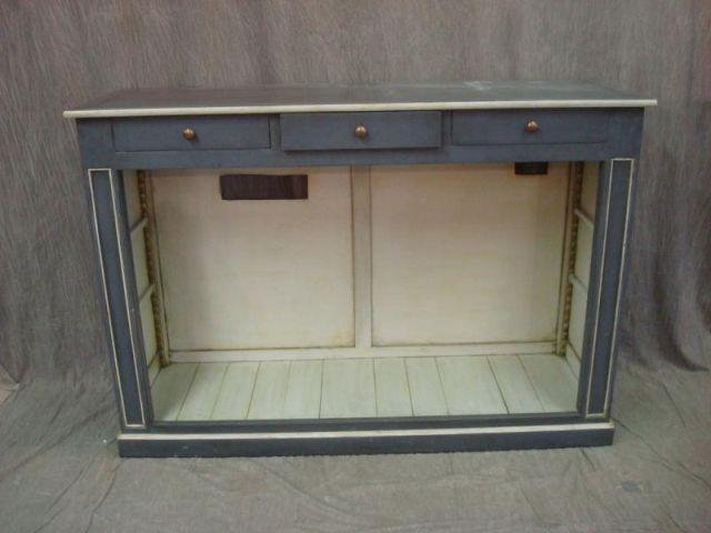 3 Drawer Open Front Country Cabinet  bdd28