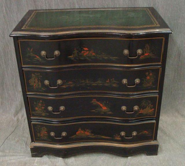 Chinoiserie Decorated Serpentine bdd2e