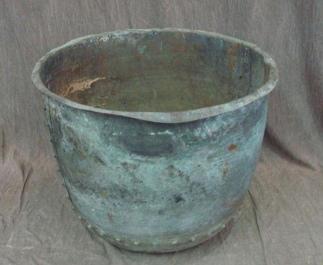 Large Antique Copper Urn. From