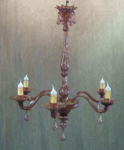 Murano 6 Light Chandelier with bdd44