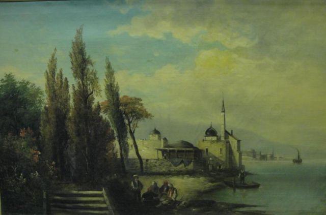 LUBENOW, S. Oil on Canvas of Middle