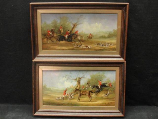 LERREN A Pair of Oils of Fox bdd61