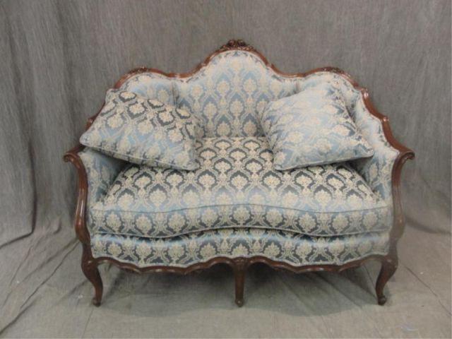 Louis XV Style Upholstered Loveseat  bdd9b