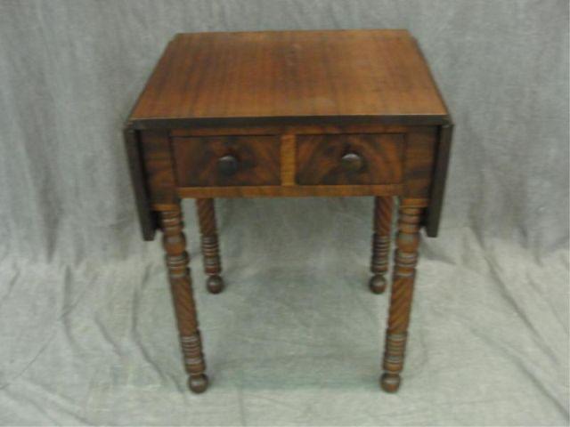 Empire 2 Drawer Drop Leaf Table.