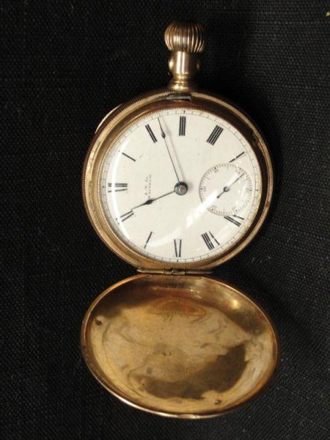 14K Gold Waltham Pocket Watch  bddb7