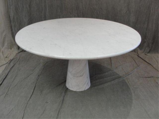 Midcentury Marble Dining Table  bddd6