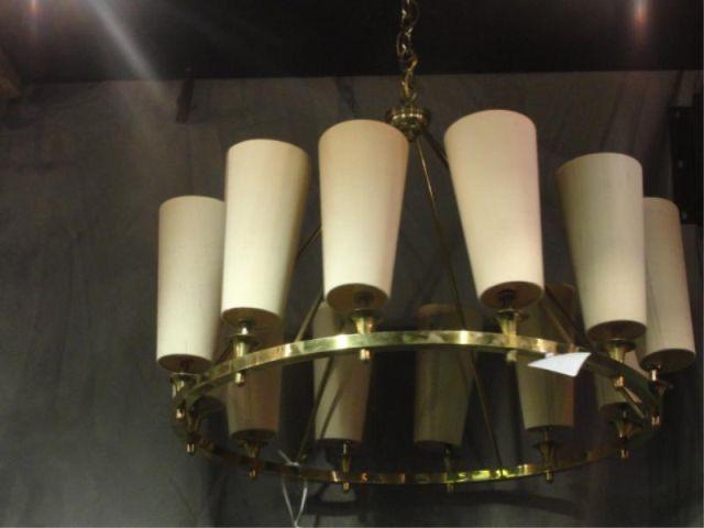 Parzinger Style Chandelier From bddea