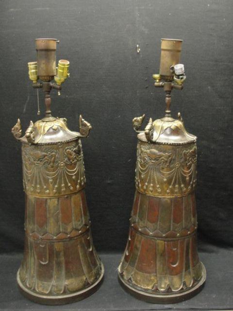Pair of Midcentury Gilt and Patinated bddf1