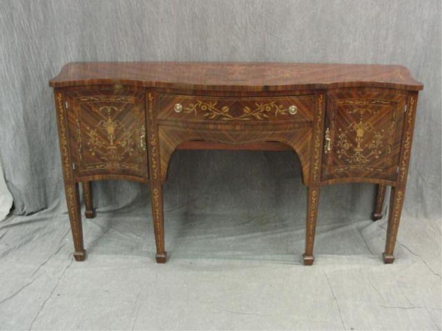Marquetary Inlaid Sideboard. From