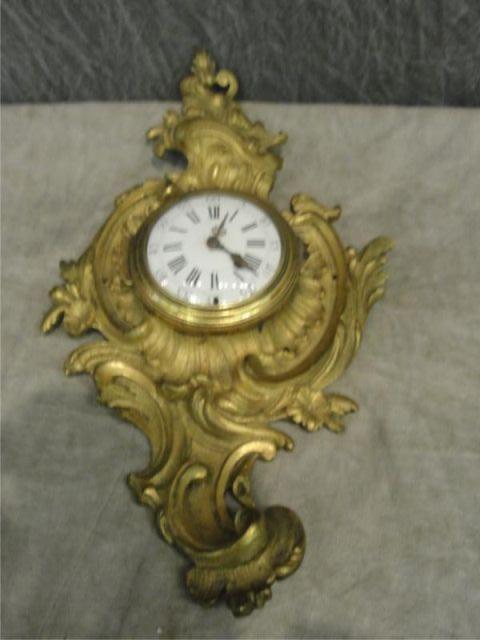 Louis XV Style Gilt Bronze Cartel bde15