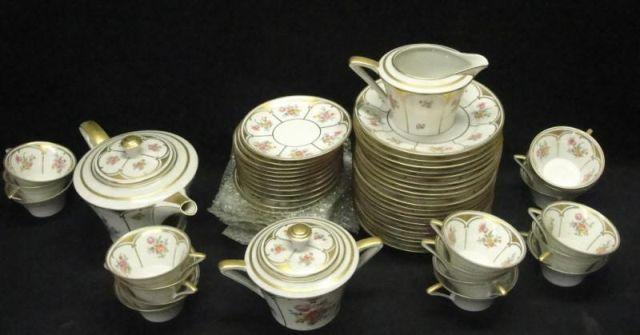 French Porcelain Tea Set. From