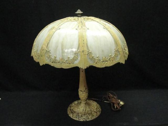 Bradley & Hubbard Tiffany Style Lamp.