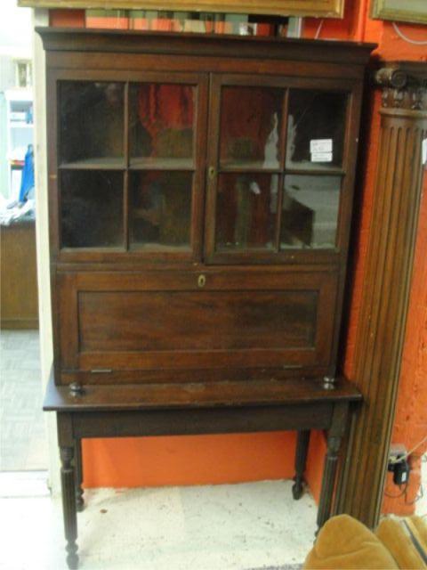 19th Cent Secretary Bookcase on