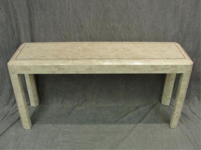 Bone Inlaid Midcentury Console  bde42