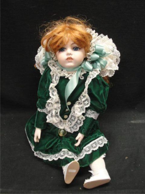 Porcelain Head Doll Signed BRU  bde59