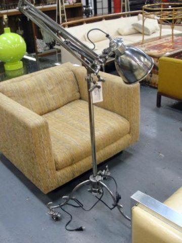 Midcentury Chrome Standing Lamp with