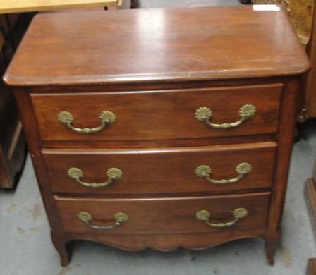 Provincial Style 3 Drawer Chest.