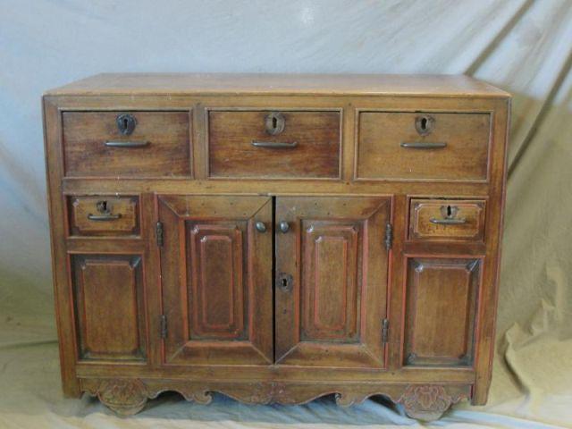 Asian Campaign Style Cabinet. From a