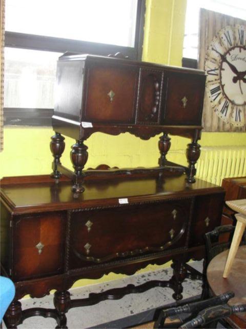 Jacobean Style Server and Sideboard  bde9b