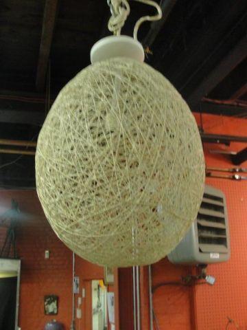 Midcentury Twine Pendant Lamp  bdea2